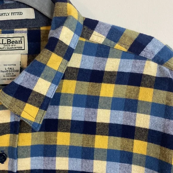 LL Bean Men’s Flannel Shirt - Picture 4 of 4